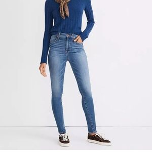 11" High-Rise Madewell Skinny Jeans TENCEL Edition